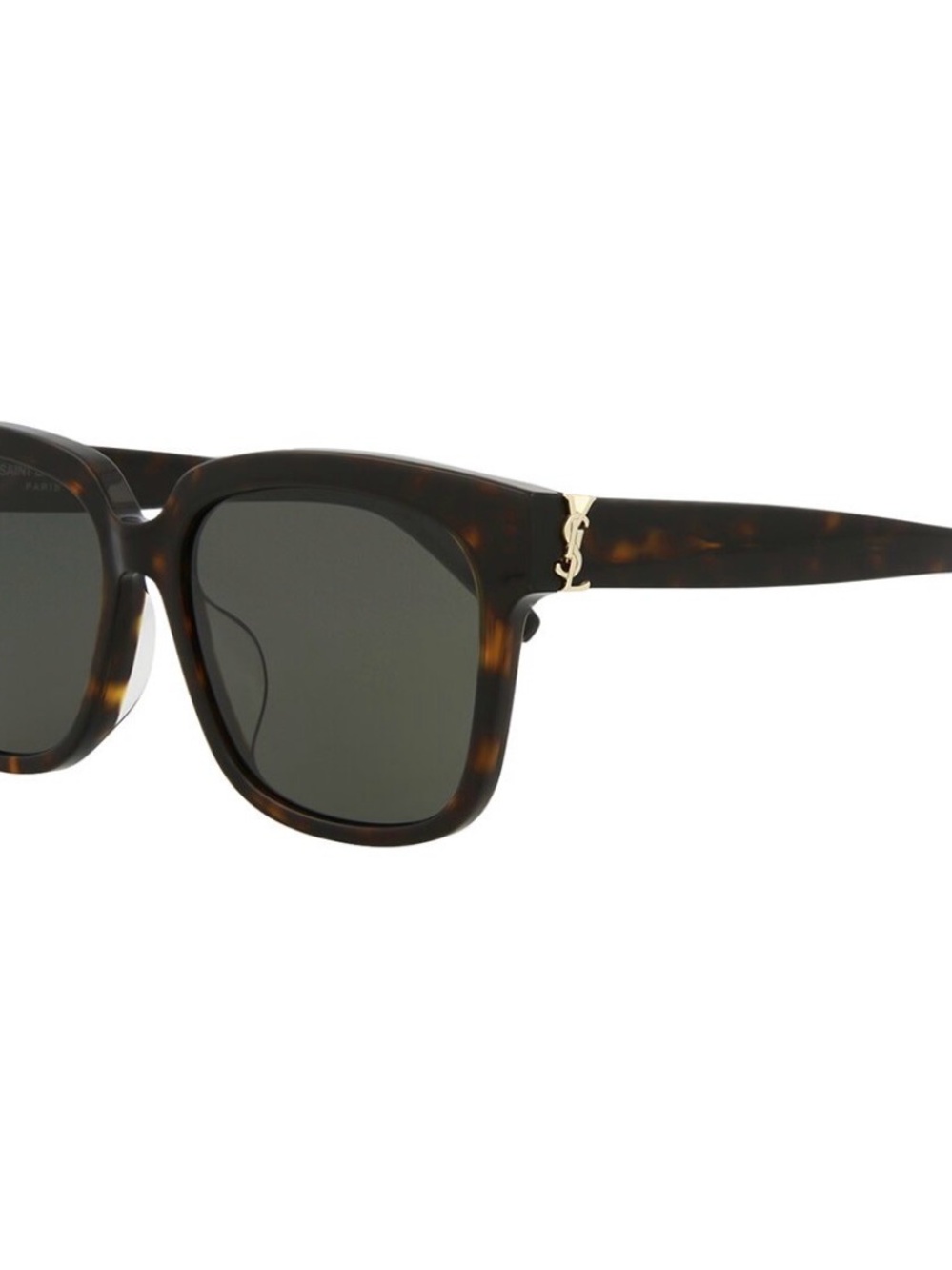 Saint Laurent Tortoiseshell Black Lens Sunglasses for women